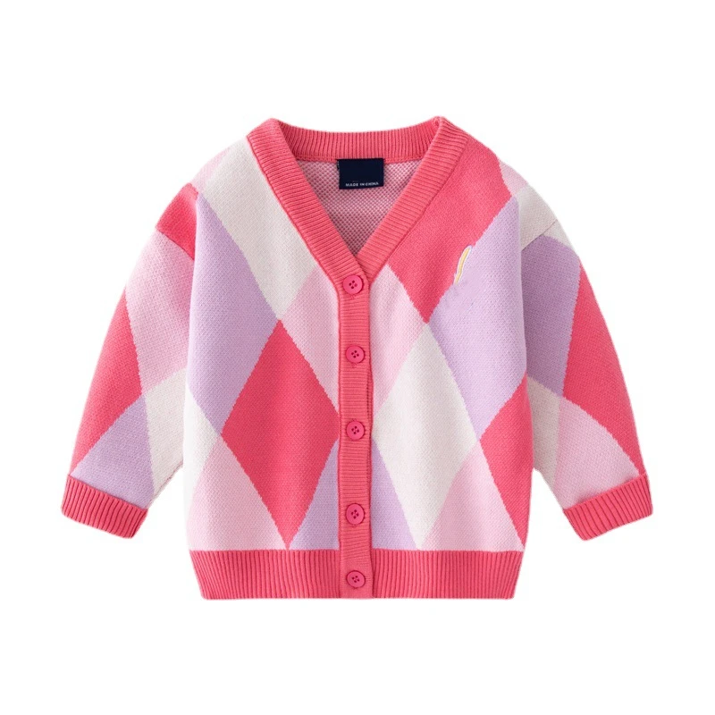 Custom Oem & Odm Kids Sweater Girls Cotton Knit Jumpers Baby Knitwear