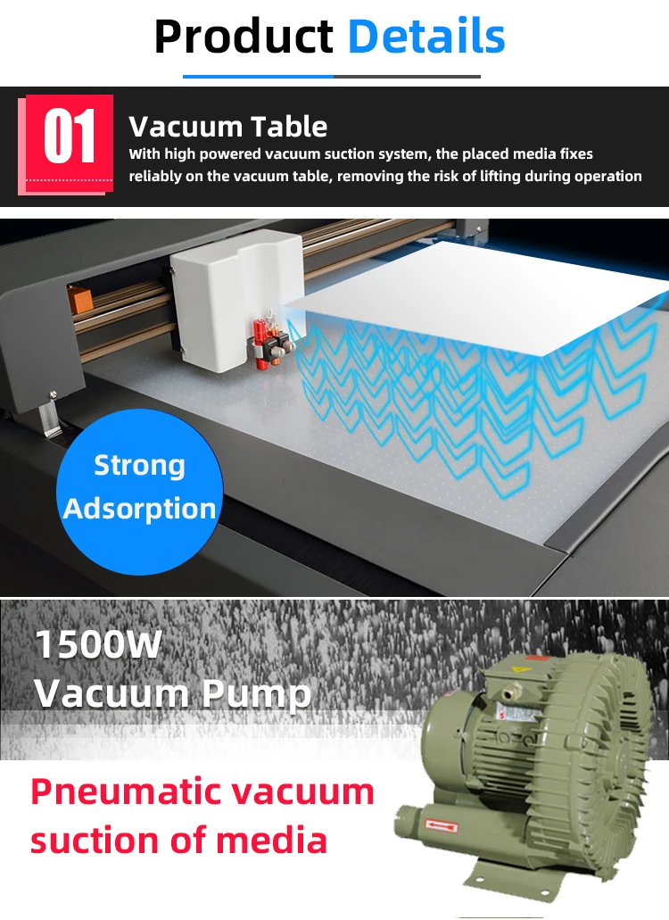 Skycut Dual Head Sample Box Making Flatbed Cutting Plotter for PVC