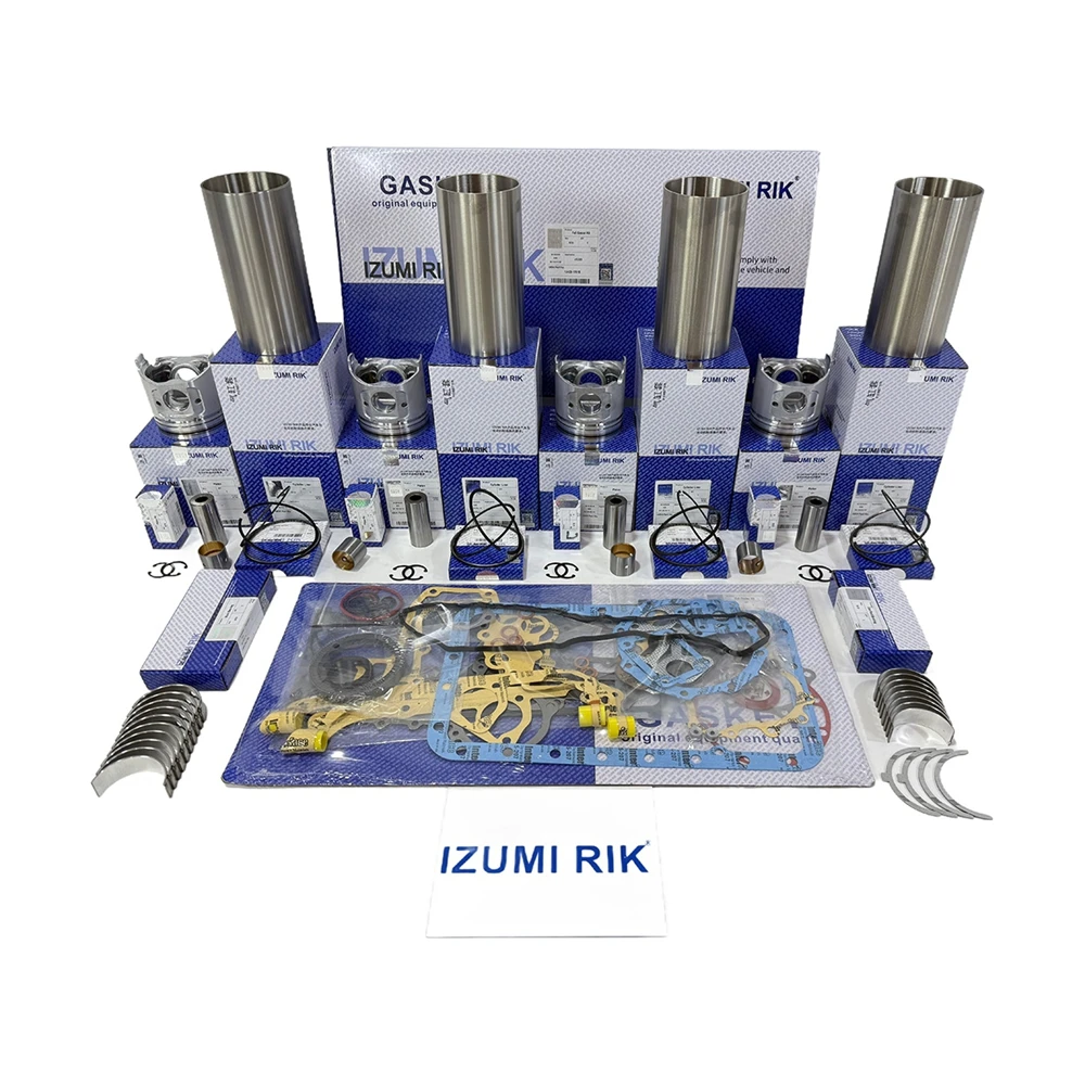 Overhaul Rebuild Kit with Overhaul Kit Main & Conrod Bearing with Thrust Washer for Nissan K21 K25 Genuine Engine Parts