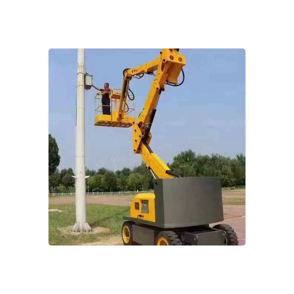 Curved arm aerial work vehicle Street lamp installation High-altitude lifting platform Aerial operation lifting equipment