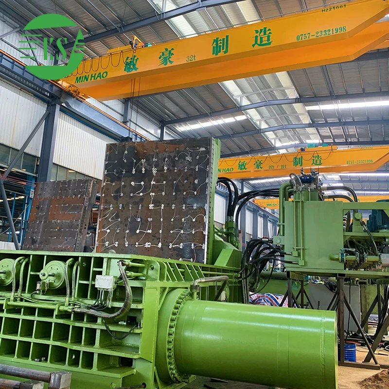 Keshang hydraulic Y81-1000T scrap metal aluminum scrap melting furnace recycling equipment