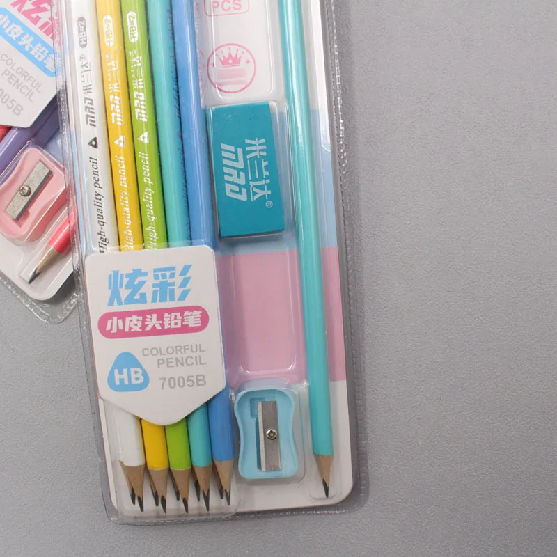 Professional Cute Custom Back to School Supplies Stationery List Pencil Cartoon Kit Gift Stationery Sets