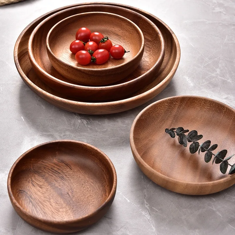 Wholesale Restaurant Wood Food Sushi Plate Sets for Party