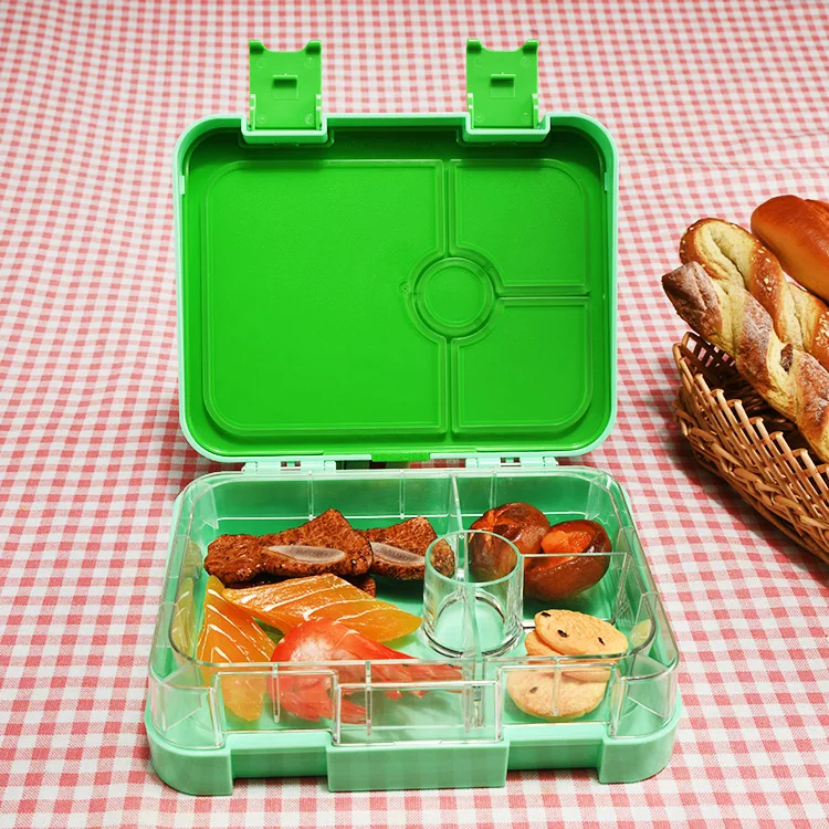 Aohea Bento Lunch Box for Kids 4 Compartment Lunch Containers Kids
