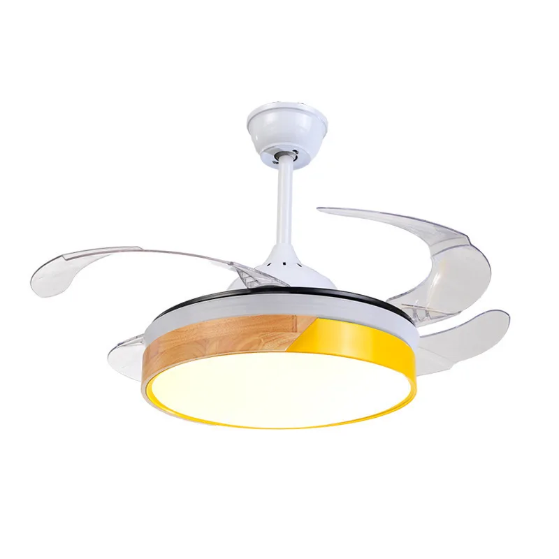 New style  indoor led ceiling fan with light decorative ceiling mounted fan light with remote led fan light