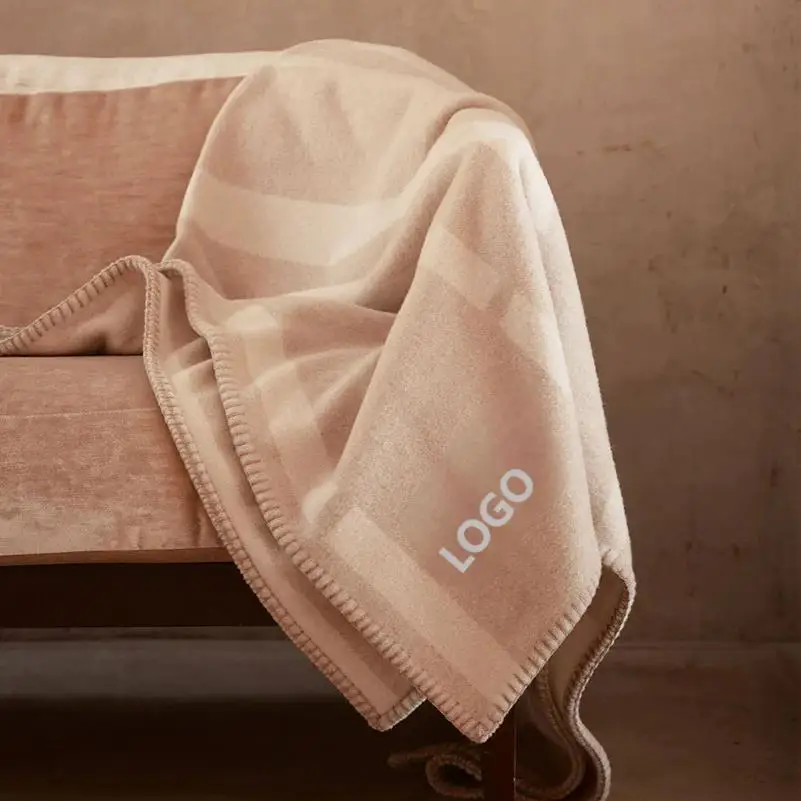 Изготовленный На Заказ трикотажный 100% чистый кашемир Монголия Одеяло сумка на шнурке роскошный Альпака меринос шерсть плед из кашемира