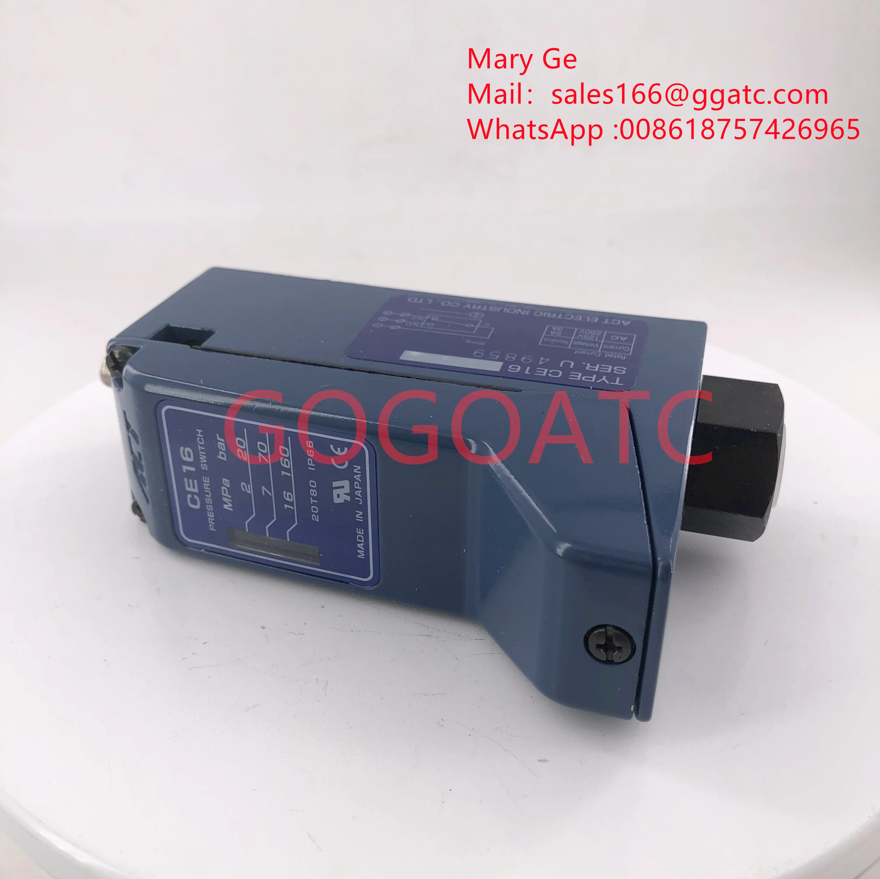 アクト電機工業(ACT) 圧力スイッチ Pressure Switch CE16 アクト電機工業(ACT) 圧力スイッチ Pressure Switch SP-RH-50 CE