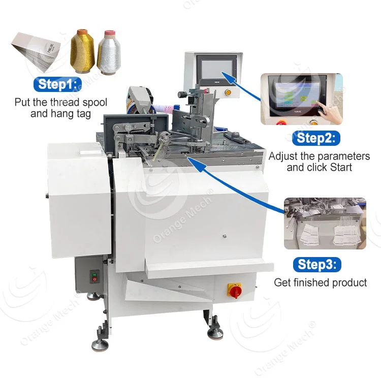 ORME High Speed Hangtag Elastic String Thread Machine Full