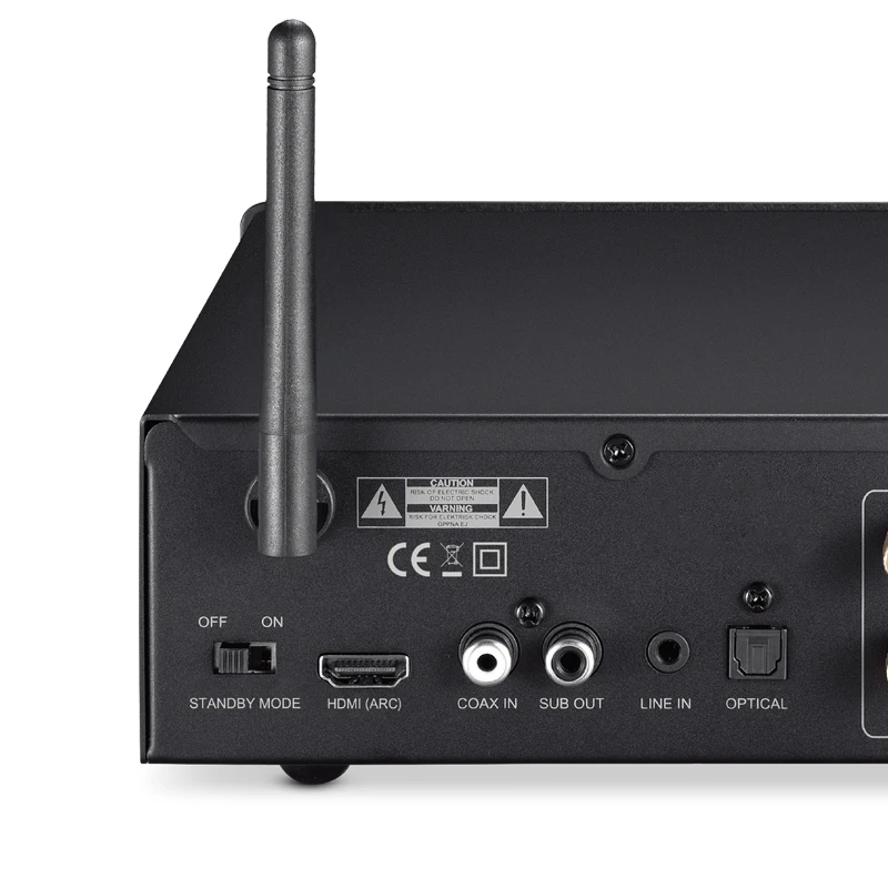 Bluetooth 5.0 Audio Amplifier with 2 x 100 Watt RMS and 3 Channel (2.1) Stereo Receiver