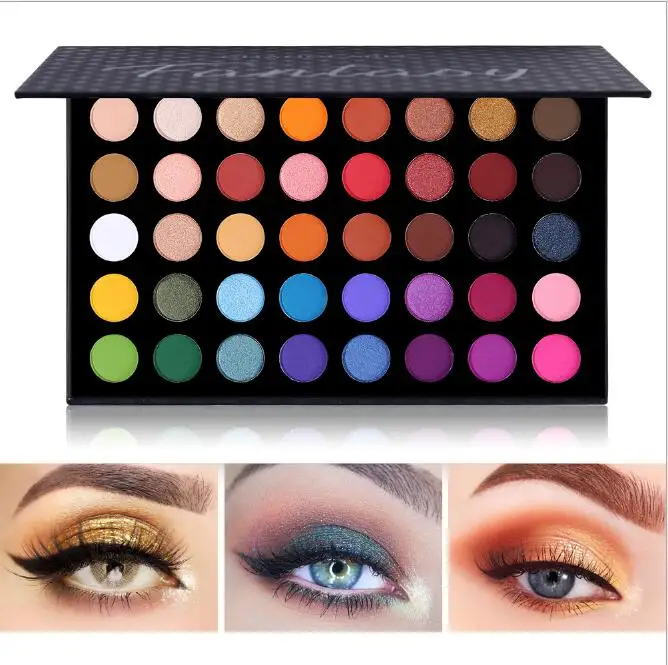 UCANBE Fard à Paupières 40 Couleurs Imperméable - Palette Maquillage Yeux  Longue Durée - Palettes de Maquillage Shimmer Matte Hautement Pigmentées :  : Beauté et Parfum