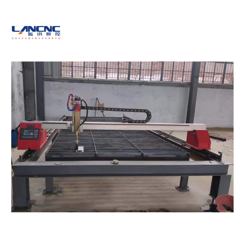 Plasma Cutter Stable Plasma Gas Cutting Machine Automatic Stainless Steel Large Metal Cutting Machine with Flame and Plasma Head