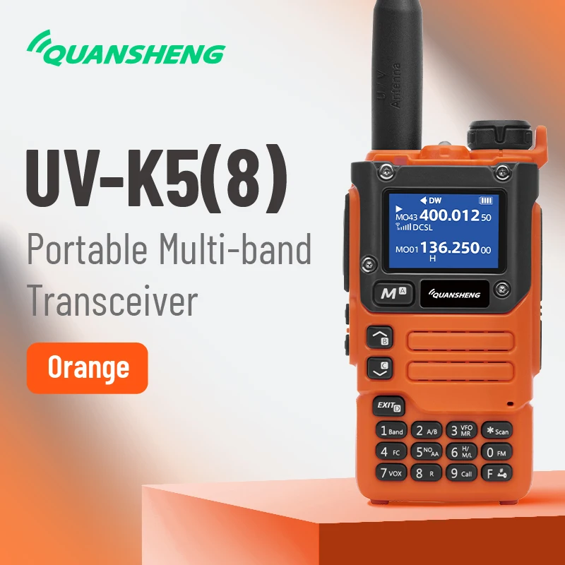 Quansheng UV-K6 Transparante Twee Manier Radio Buitensporten Camping Wandelen Ham Interphone