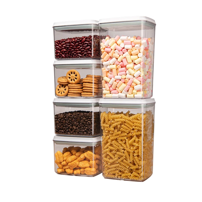 Push Container Food Storage Wholesale Push Pop Airtight Storage Containers for Food