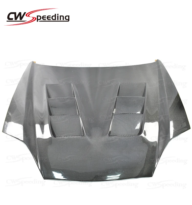 TS STYLE CARBON FIBER ENGINE HOOD BONNET for 2005 HYUNDAI GENESIS COUPE