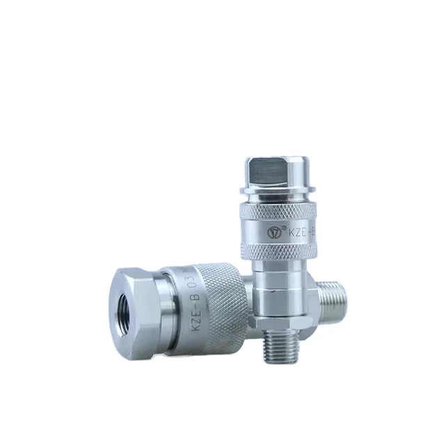 Quick Disconnect Hydraulic Fittings One-Shot Way Valve Quick Connector Quick Coupler Cutting Forming Tools Hydraulic Hose