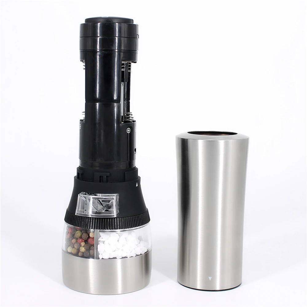 2 In 1 Dual Zlovy Electric Salt Pepper Grinder - Buy 2 In 1 Dual