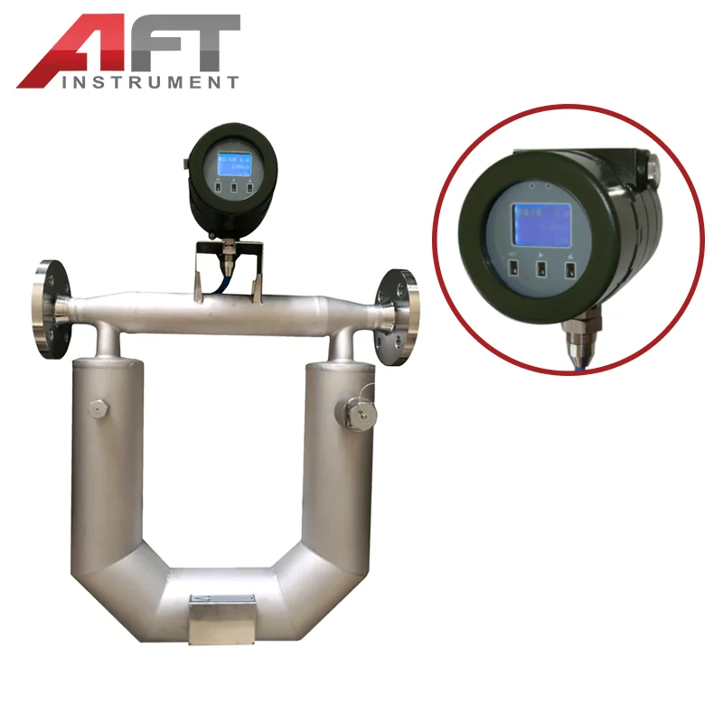 Liquid and Gas Flow Micro Motion Coriolis Mass Flow Meter
