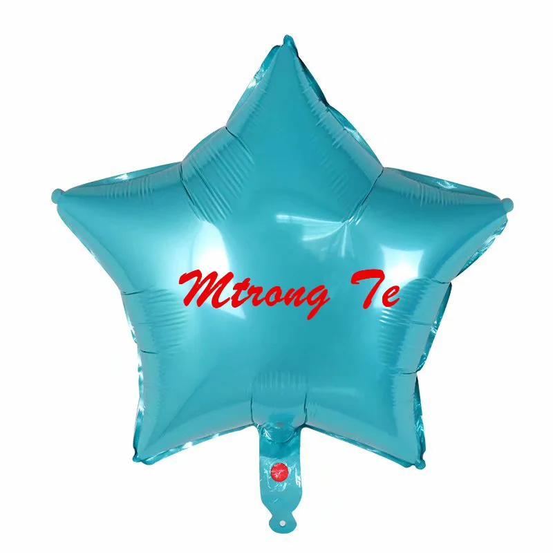 18" Heart & Star Foil Balloons - Helium-Ready For Birthday, Wedding, Party Decor, Multicolor