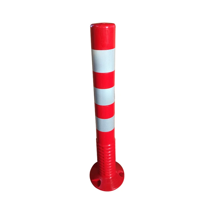 Pu Reflective Warning Post Traffic Column Road Delineator Post Flexible Spring Post Bollard