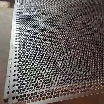 A36 Galvanized Perforated Sheet Perforated Steel Plate 2.0MM Thickness Perforated Metal Sheet with 5mm Hole & 8mm Hole Pitch