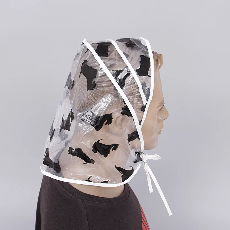 Export Europe America  Disposable Printing PE Women  Rain Bonnet
