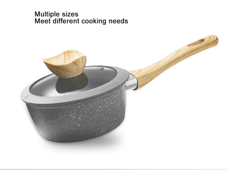 Ecofriendly Hot Wholesale Aluminum Cookware Set Granite Marble