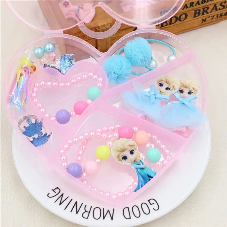 B1211 подарочный набор для новорожденных девочек шпилька для волос Детские аксессуары для волос принцесса головной убор Детская шпилька для волос кольцо для волос подарочная коробка в комплекте