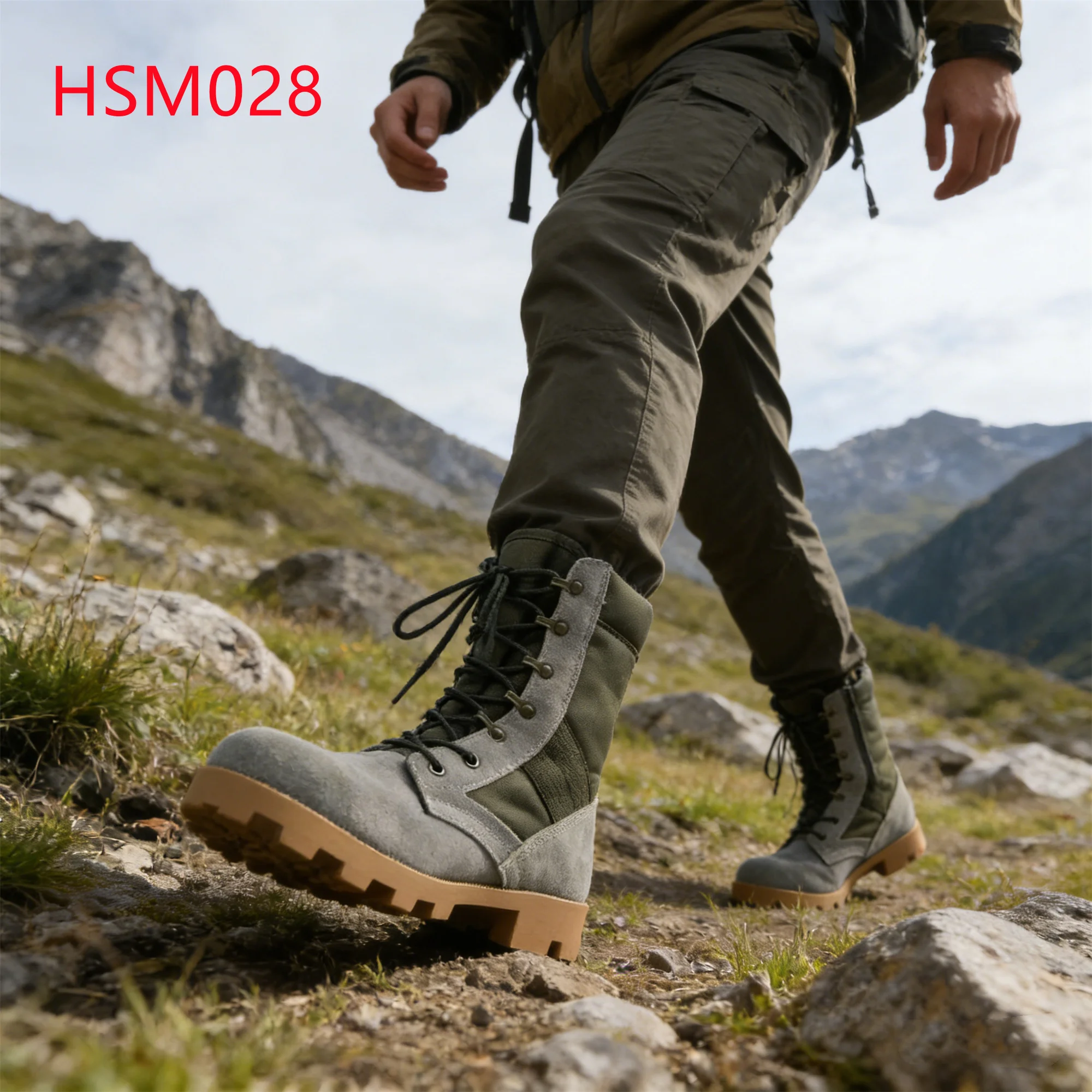 HY,Versatile Occasion Classic Altama Green Tactical Gear Boots Field Operation L-Protection Board Design Hunting Boots HSM028