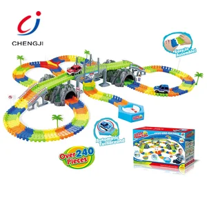 Chengji Battery Operated Toy Model Train Track, Christmas Wholesale Games for Kids Electric Race Track