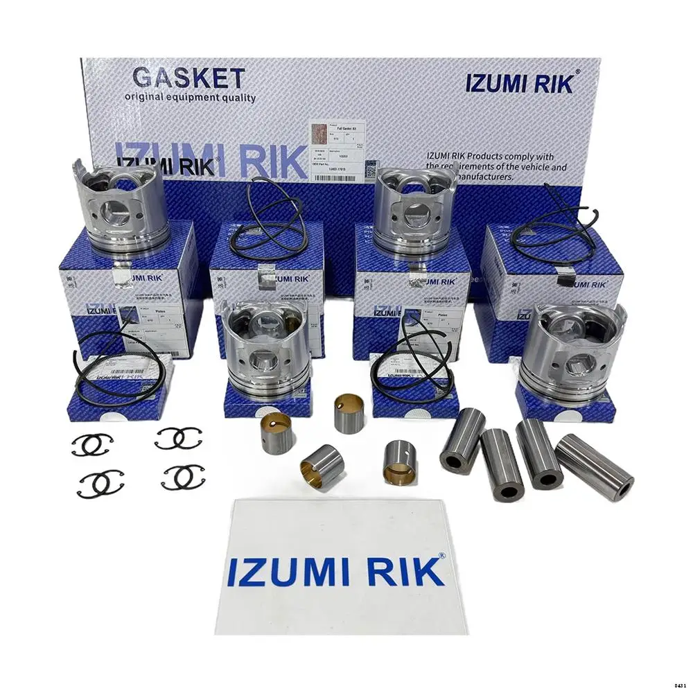 IZUMI RIK Piston & Piston Ring Set for Perkins 1104A-44TG2 Fast Delivery Engine Parts
