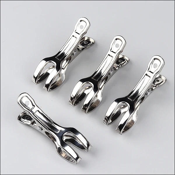 SOLELY Factory's Hot Sale Stainless Steel Windproof Clips Pins Pegs Wardrobe Balcony Bathroom Living room