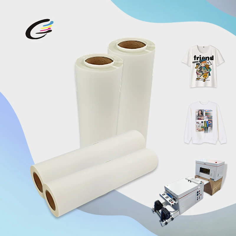 Double Side Film Dtf Roll To Rolls 60 Cm For Dtf Printer Transfer ...