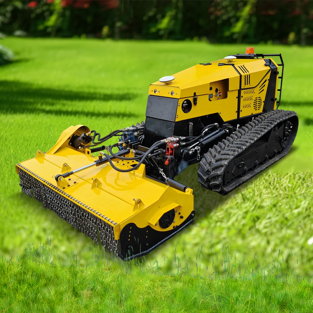 Embankment Mountain Forest Slope Clearing Machine Automatic Remote ...