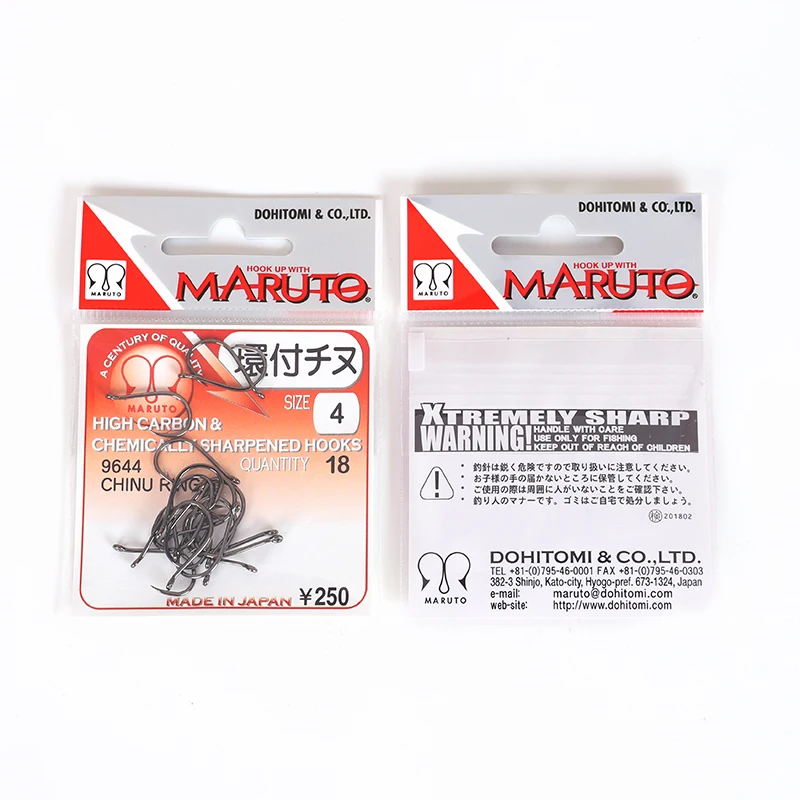 Оптовая продажа, японский оригинальный крючок с бородкой MARUTO, японский рыболовный крючок