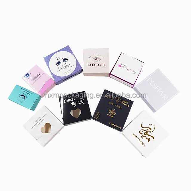 Eyeshare Printing Custom Practical Colored Contact Lens Packing Box Contact Lenses Packaging Box Color Contact Lens details