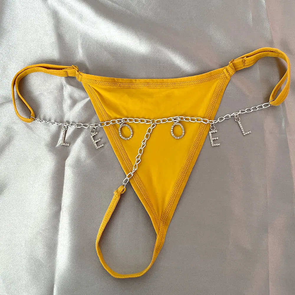 Custom Name Logo 12 Zodiac Letter Waist Chain Shiny Diamond Zodiac