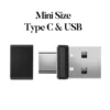 negro plateado (movimiento de mouse bidireccional usb+tipo-c)