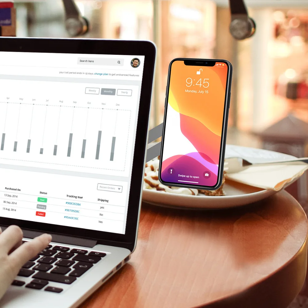 Computer Expansion Stand Magnetic Mobile Phone Holder Adjustable Laptop Side Mount Clip Aluminum Alloy - Image 3