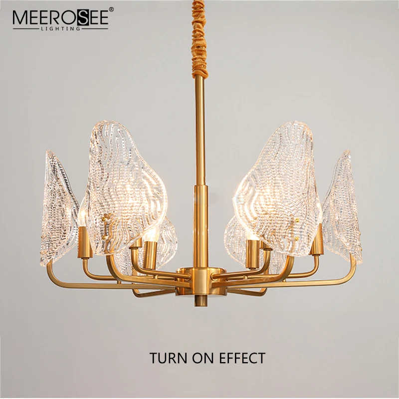 Meerosee Contemporary style big hotel hanging Light elegant wedding lustre modern crystal luxury chandelier MD86710