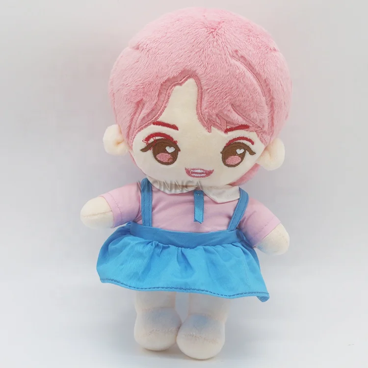 Custom Anime Design Stuffed Plush Toy Dolls for Gift Custom Made Idol Human Plush Soft Dolls