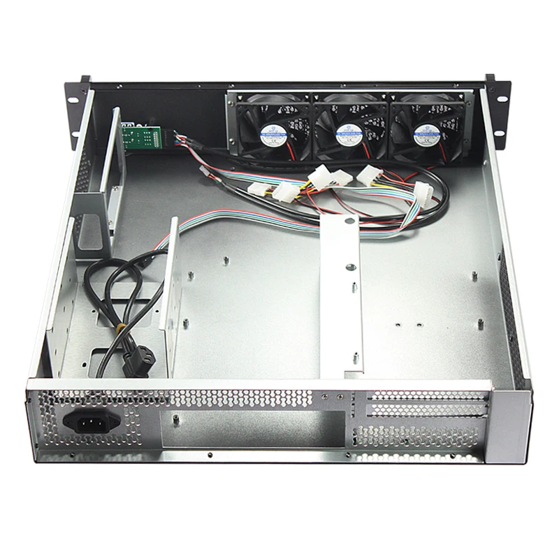 MicroATX DIY PCシャーシ 2Uラックマウント 3.5インチHDD対応 PCケース