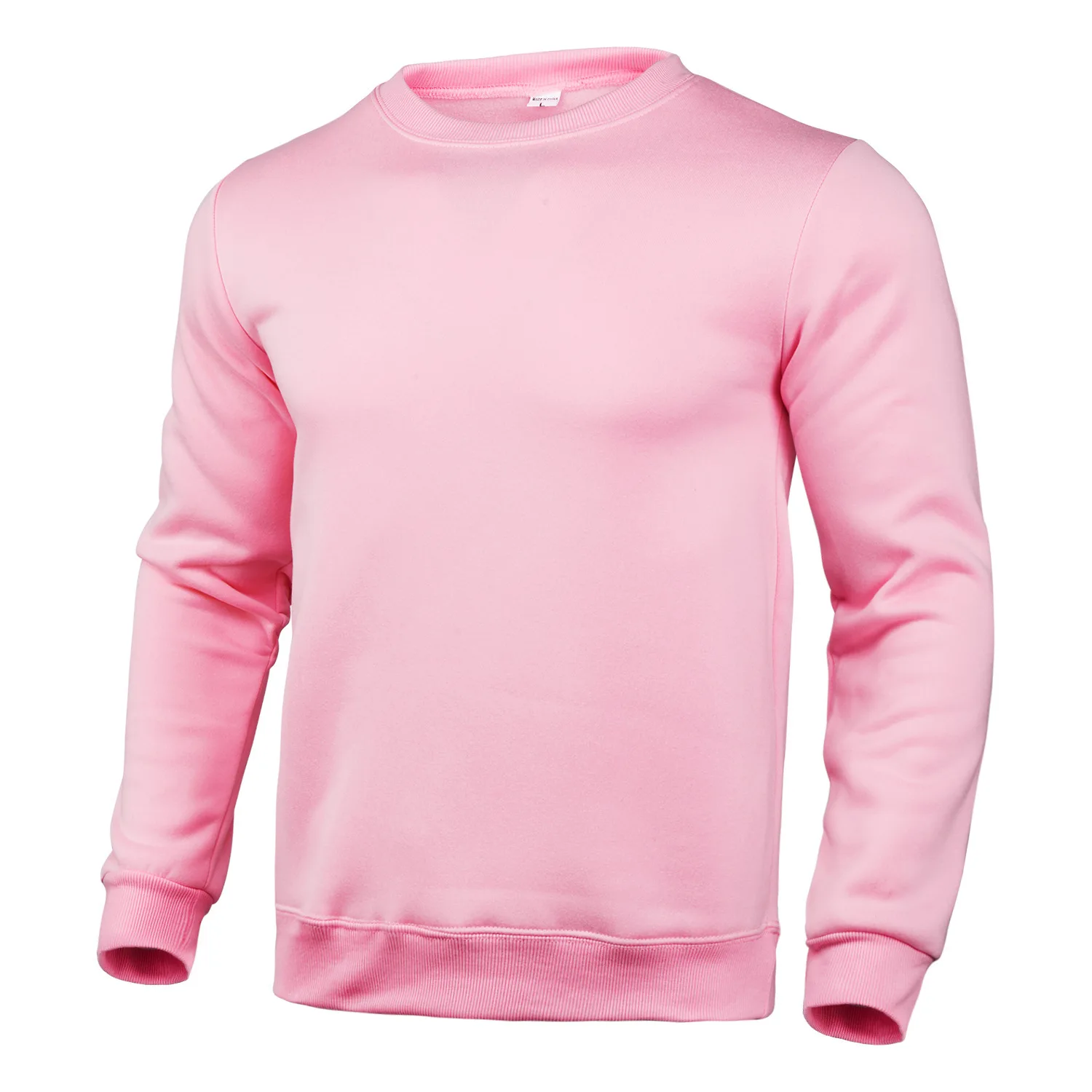 
Оптовая торговля полиэстер пустой пользовательский пуловер Crewneck простые толстовки для мужчин 