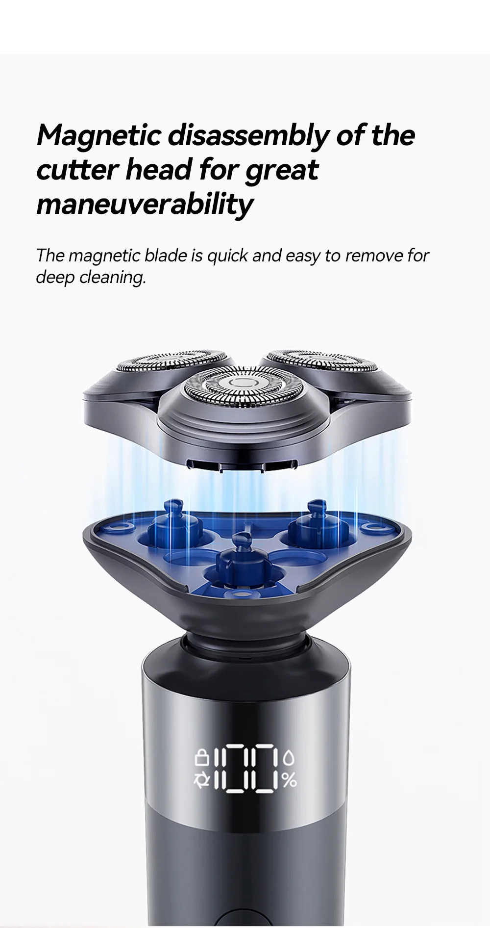 Xiaomi Mijia Electric Shaver S302 Men's Full Body Water Wash Ultra Long Endurance Portable Shaver CN Version