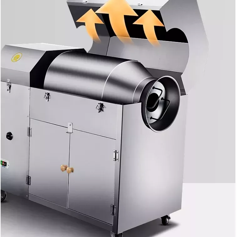 2022 Qifeng Nut Roasting Machine Automatic Seed Roaster Nut Seed Roasted Peanut Roasting Machine