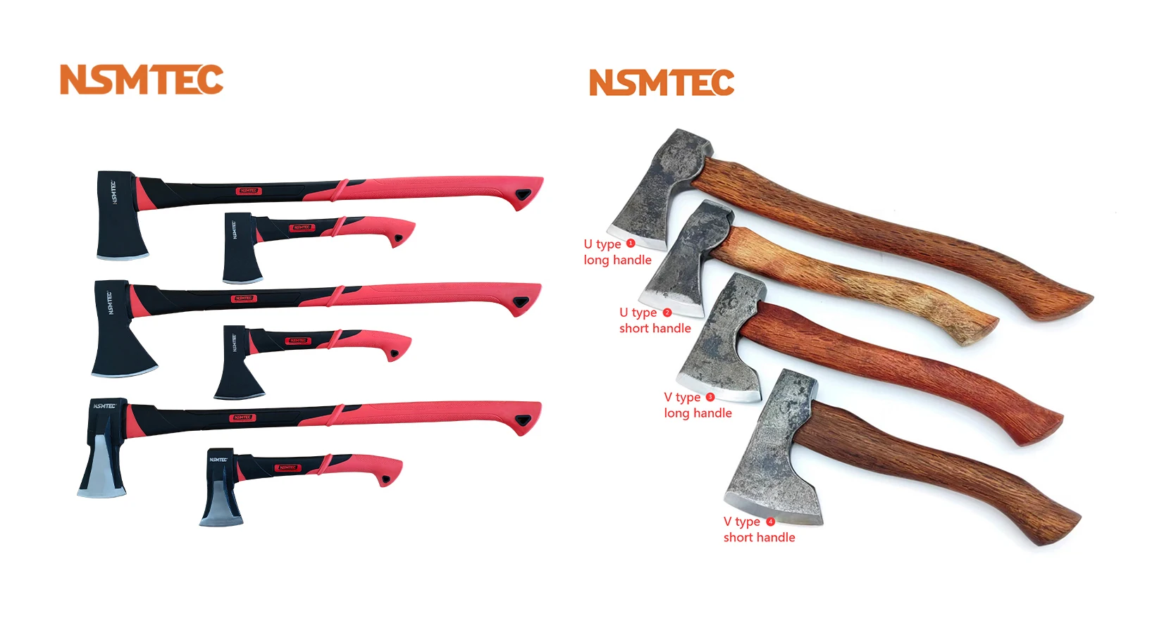 NSMTEC Soft Grip Hammer Function 1kg 1.5kg 2kg Best Splitting Maul Axe ...