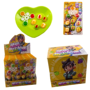 Hot-selling Colorful Spinning Gyro Toy Hard Candy With Gummy Soft Candy
