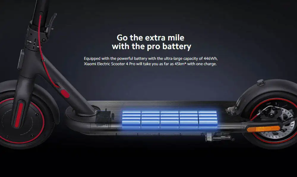 Xiaomi Mi Electric Scooter 4 Pro 55km Super Long Range 25km/h Max Speed