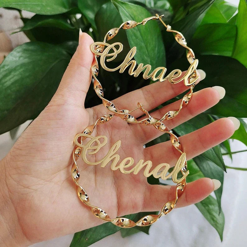 Stainless Steel 18k Gold Personalized 