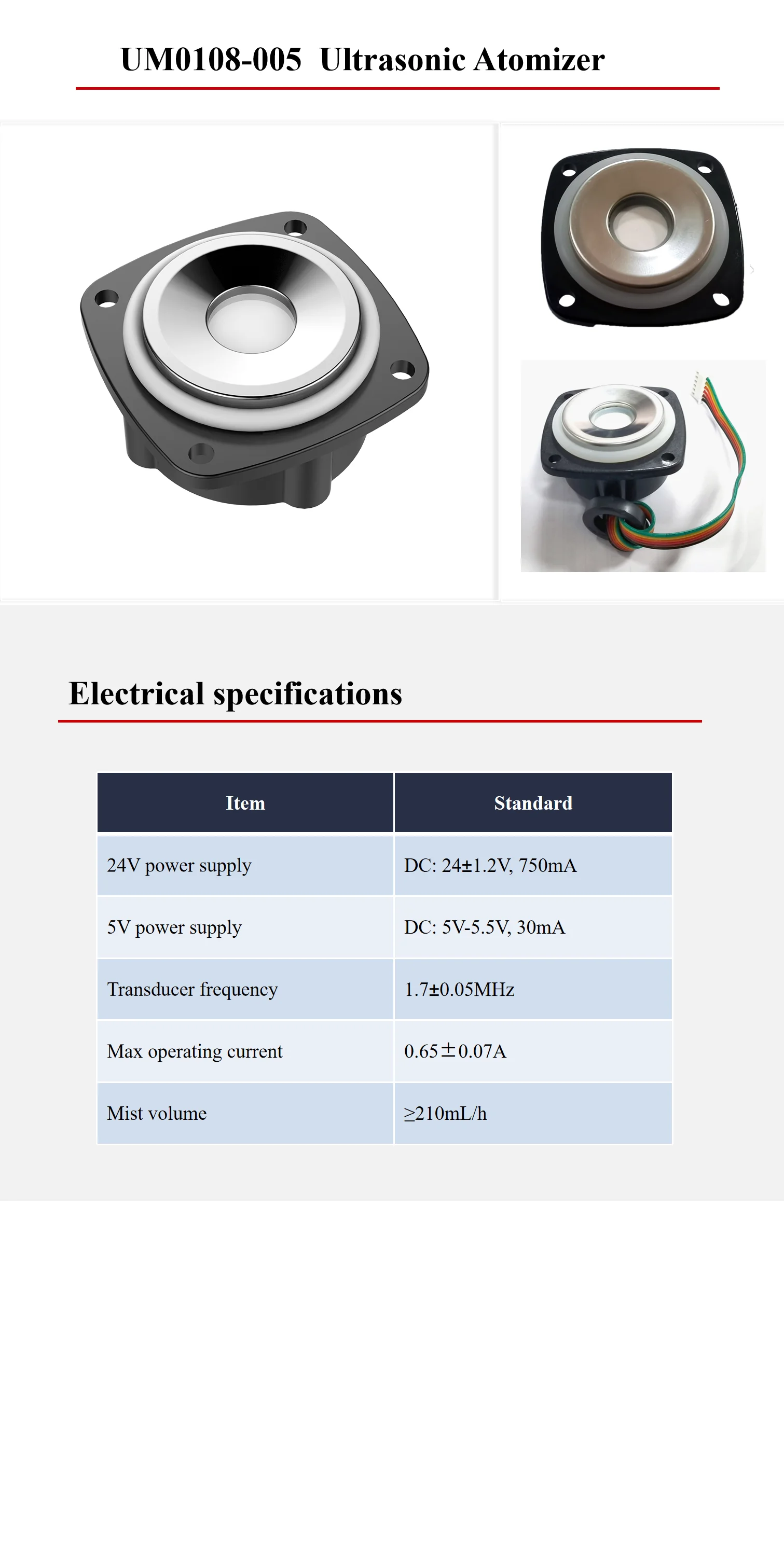 Smart Atomizer Humidifier Element Head Ultrasonic Atomizer Buy