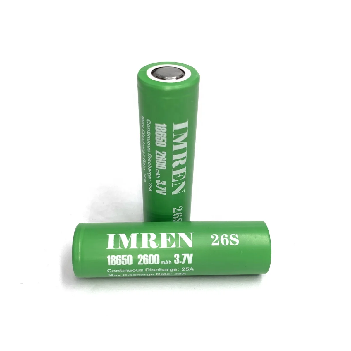 Rechargeable lithium battery IMREN 18650 2600mAh 26S 38a li-ion batteries solar hybrid power system 18650